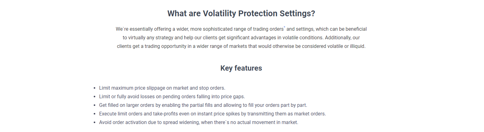 Admiral Markets Volatility Protection Settings Admiral Markets Volatility Protection Settings